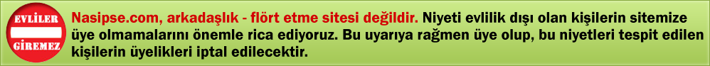 Evlilik Sitesi Uyarısı - Nasipse.com